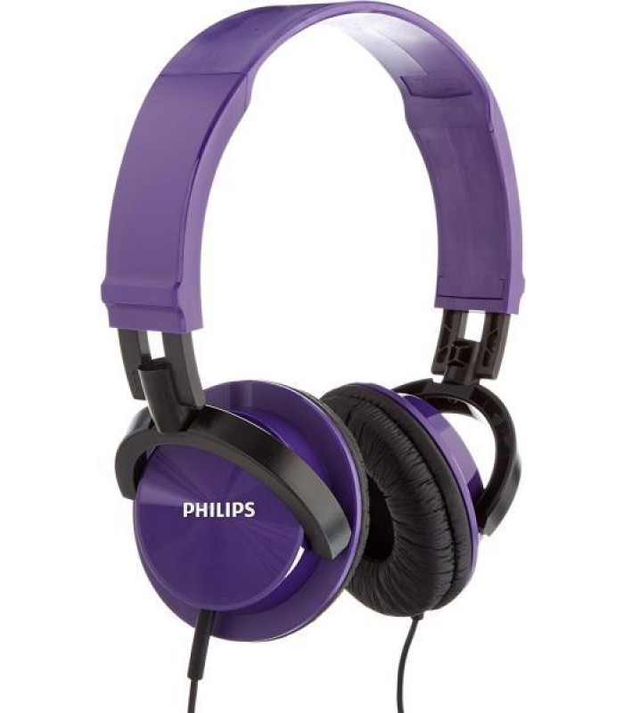 Philips On Ear Headphone Enhanced sound - Purple